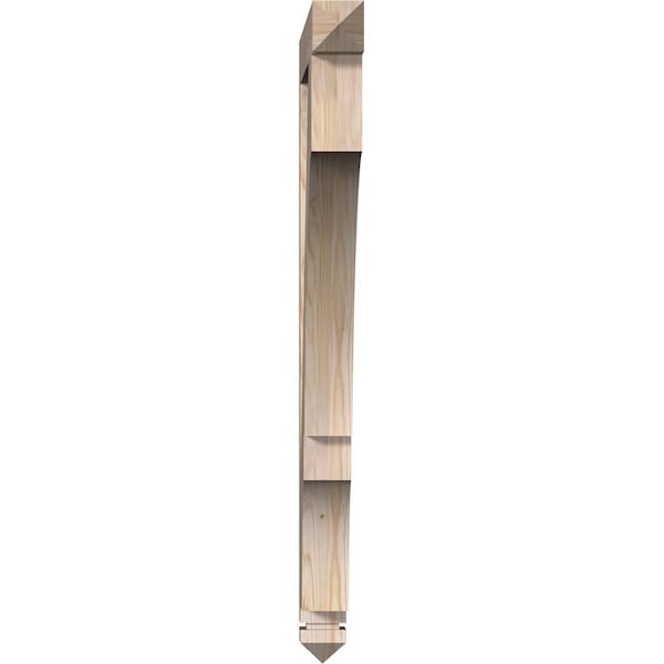 Balboa Arts & Crafts Smooth Bracket, Douglas Fir, 3 1/2W X 36D X 48H